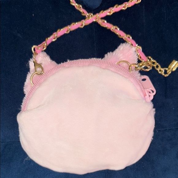 Pink Cat Plush Purse - Picture 3 of 4